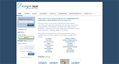 Desktop Screenshot of design-online.co.uk